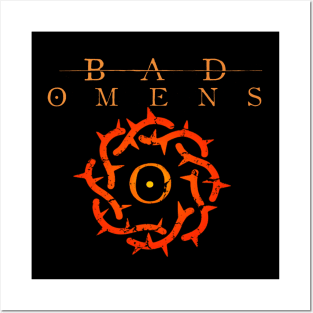 vintage music-bad omens Posters and Art